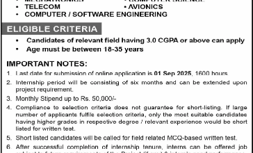 Internship Opportunities 2025