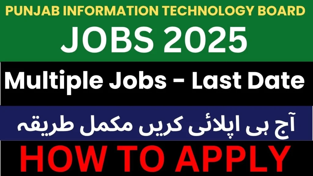 PITB Jobs 2025